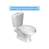 Bacia para caixa acoplada Com Saida Horizontal Ravena P.900.17 - Deca - vista 3