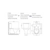 Bacia para caixa acoplada Com Saida Horizontal Ravena P.900.17 - Deca - vista 4