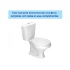 Bacia para caixa acoplada Ravena P.909.17 - Deca - vista 2