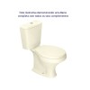 Bacia Creme para caixa acoplada Ravena P.909.37 - Deca - vista 2