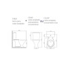 Bacia para caixa acoplada Ravena P.909.95 - Deca - vista 3