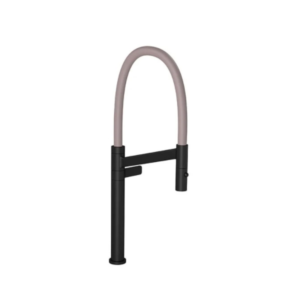 Torneira Mesa Cozinha Bica Alta Colore Black Matte e Fendi 1189.BL.MT.FD - Deca