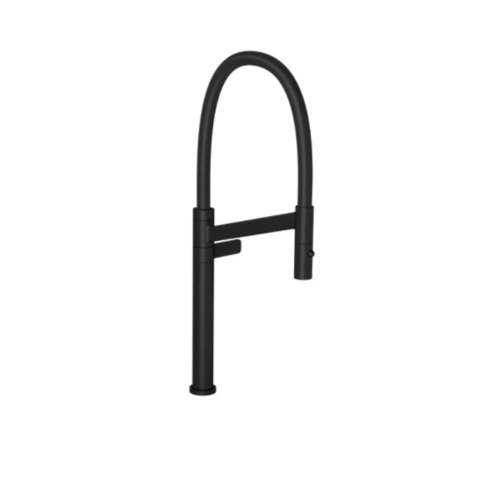 Torneira Mesa Cozinha Bica Alta Colore Black Matte e Preto 1189.BL.MT.PT - Deca