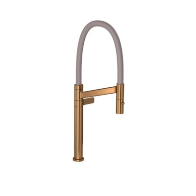 Torneira Mesa Cozinha Bica Alta Colore Red Gold e Fendi 1189.GL.RD.FD - Deca