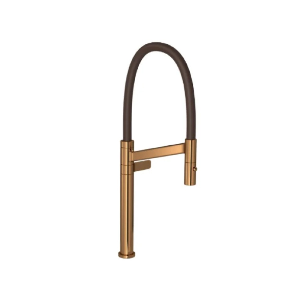 Torneira Mesa Cozinha Bica Alta Colore Red Gold e Marron 1189.GL.RD.MR - Deca