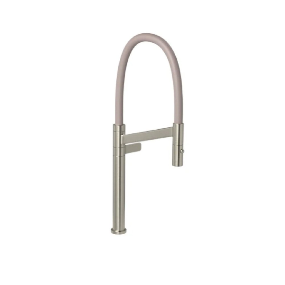 Torneira Mesa Cozinha Bica Alta Colore Inox e Fendi 1189.INX.FD - Deca