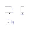 Caixa Acoplada Dual Flux (3 E 6L) Carrara/Nuova Botao Cromado CD.11F.17 - Deca - vista 2
