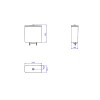 Caixa Acoplada Ebano Dual Flux (3 E 6L) Axis/Living Botao Cromado CD.21F.95 - Deca - vista 2