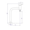 Misturador Monocomando Black Matte Pia Mesa Link 2256.BL.LNK.MT - Deca - vista 2