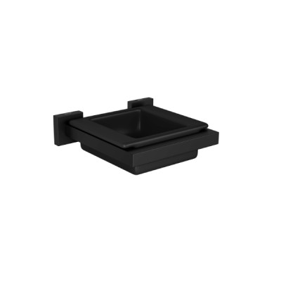 Saboneteira Parede Deca Quadratta Black Noir 2011.BL83.NO