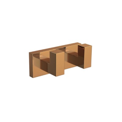 Cabide Duplo Quadratta Red Gold 2062.GL83.RD - Deca