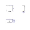Caixa Acoplada com Cartucho de Limpeza Dual Flux (3 E 6 L) MC/VP/Level/Flex/Clean CD.01F.C.17 - Deca - vista 2