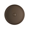 Cuba Inox Lavatorio Redonda Apoio 37cm Corten Matte LI.12037.CT.MT.VAL - Deca - vista 3