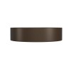 Cuba Inox Lavatorio Redonda Apoio 37cm Corten Matte LI.12037.CT.MT.VAL - Deca - vista 4