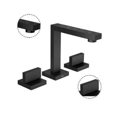 Misturador Lavatório Bica Alta com Textura Black Matte Dream Deca 1877.BL87.MT.T01