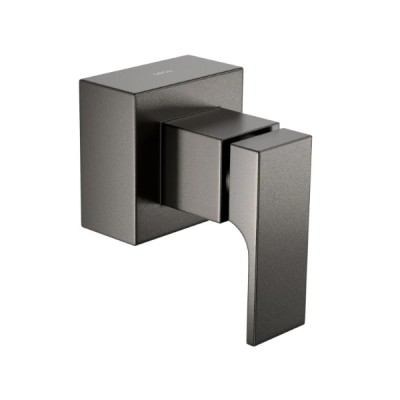 Acabamento Registro Gaveta Grande 1 1/2" E 1 1/4" Unic Dark Antracite/Grafite 4900.GF90.GD.MT - Deca