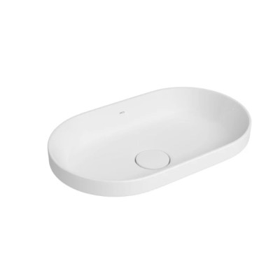 Cuba sobrepor ovaL 50cm branco L.24050.17