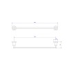 Porta Toalha Barra Slim Gold Matte 2040.GL.SLM.MT - Deca - vista 2