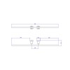 Porta Toalha Dupla Slim Gold 2042.GL.SLM - Deca - vista 2