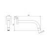 Torneira Tube Parede Black Matte 1178.BL.TUB.MT - Deca - vista 2