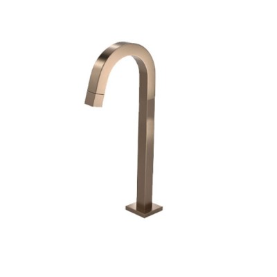 Torneira Lavatório Mesa Bica Alta Tube Corten Matte 1198.CT.TUB.MT