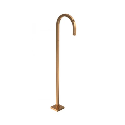 Torneira De Piso Curva Tube Deca Gold Matte 1199.GL.TUB.PSO.MT
