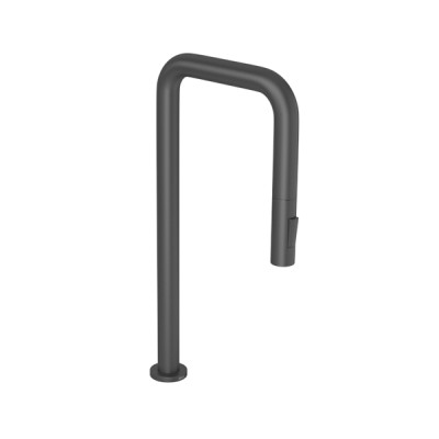 Bica Mesa Cozinha Deca You Black Matte Reto 1290.BL99.MT