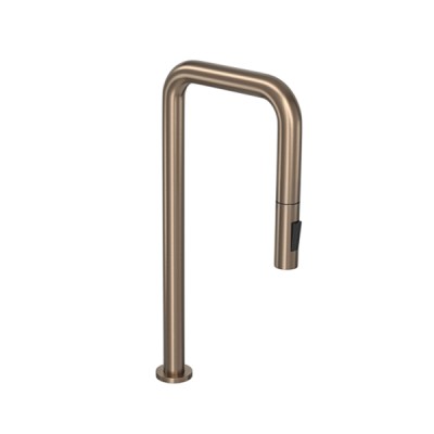 Bica Monocomando Alta Mesa Cozinha You Reta Corten Matte 1290.CT99.MT - Deca