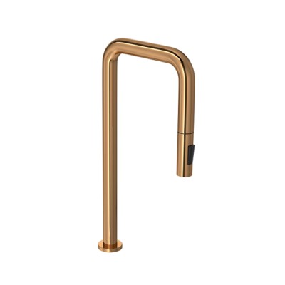 Bica Monocomando Alta Mesa Cozinha Deca You Reta Red Gold 1290.GL99.RD
