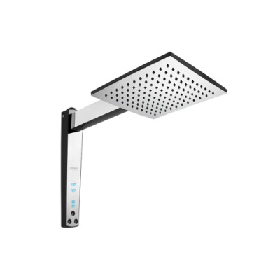 Chuveiro Elétrico Acqua Century Digital Preto/Cromado 220V/6800W Lorenzetti