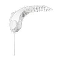 Chuveiro Elétrico Duo Shower Quadra Turbo Eletrônico Branco 220V/7500W Lorenzetti