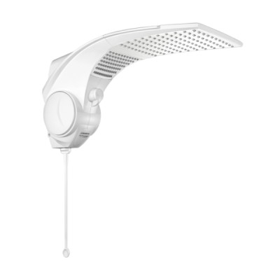 Chuveiro Elétrico Duo Shower Quadra Turbo Eletrônico Branco 220V/7500W Lorenzetti