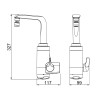 Torneira Elétrica Essence Parede Branco 220V/5500W - Lorenzetti - vista 2