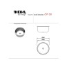 Cuba Redonda Inox Embutir CR30 Extra - Mekal - vista 2