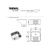 Tanque CT40 Inox Luxo Embutir - Mekal - vista 2