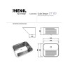 Tanque CT60 Inox Luxo Embutir - Mekal - vista 2