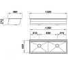 Cuba de Cozinha Workstation 1260 Inox Escovada - Mekal - vista 2