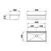 Cuba de Cozinha Workstation 840 Inox Escovada - Mekal - vista 2