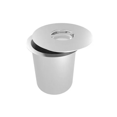 Lixeira Redonda Embutida Inox 9L 240x200 Mekal