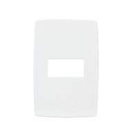 Placa sem Suporte 4x2 um módulo horizontal Pial Plus Pial Legrand