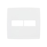 Placa sem Suporte 4x4 dois módulos Horizontal Pial Plus Pial Legrand