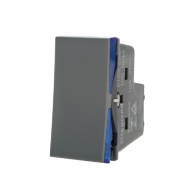 Módulo de Interruptor Intermediário 10A Cinza Plus+ Pial Legrand