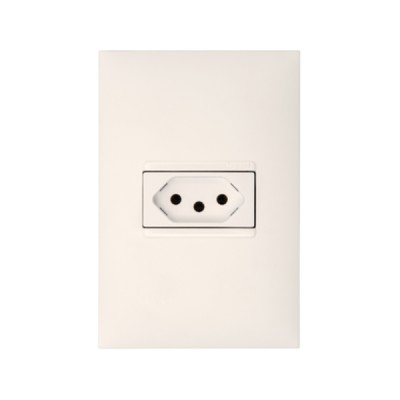 Conjunto Tomada de Energia 10A Branco Plus+ Pial Legrand