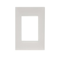 Placa sem Suporte 4x2 três módulos Adjacentes Branco Plus + Pial Legrand