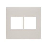 Placa sem Suporte 4x4 quatro módulos adjacentes Branco Plus+ Pial Legrand