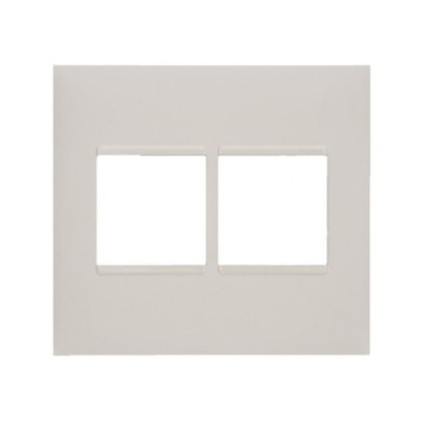 Placa sem Suporte 4x4 quatro módulos adjacentes Branco Plus+ Pial Legrand