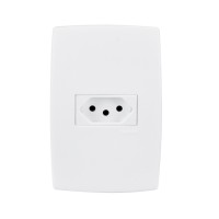 Conjunto Tomada Energia 10A Horizontal Pial Plus Pial Legrand