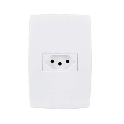 Conjunto Tomada Energia 10A Horizontal Pial Plus Pial Legrand