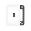 Placa com Suporte 4x2 um módulo horizontal Branco Pial Pop - Pial Legrand - vista 3