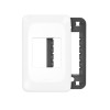 Placa com Suporte 4x2 dois módulos adjacentes Branco Pial Pop - Pial Legrand - vista 2